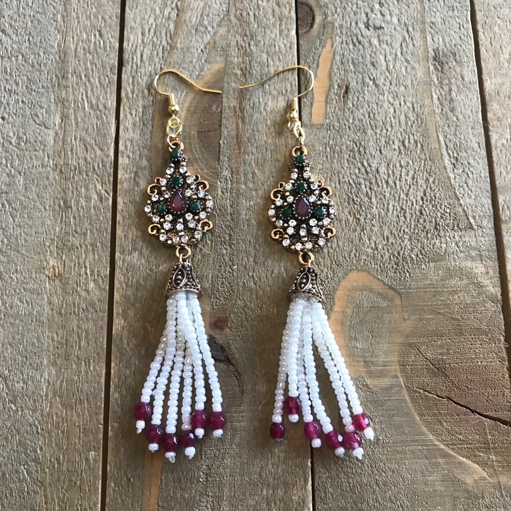 3 for $25 Handmade Fancy Dangle Earrings - Picture 1 of 1